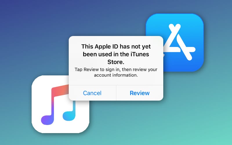 رفع مشکل Apple ID Has Not Yet Been Used