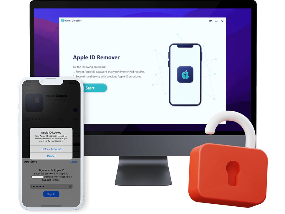 آنلاک اپل آیدی قفل شده آیفون