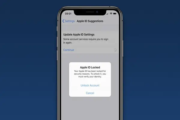 آنلاک آیفون قفل‌ شده با اپل آیدی