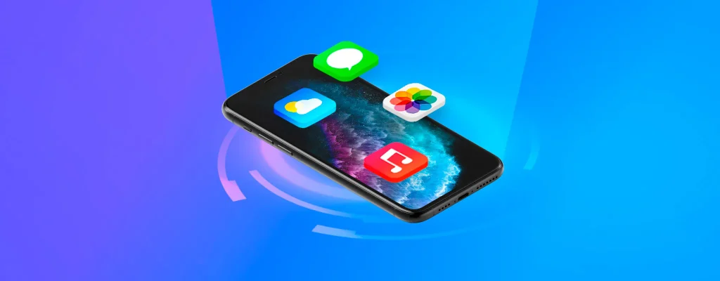 برگشت اطلاعات آیفون حذف شده